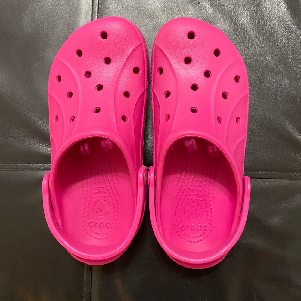 Pink Crocs